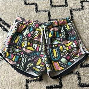 Adidas Multi-Colored Athletic Shorts with Retro Style